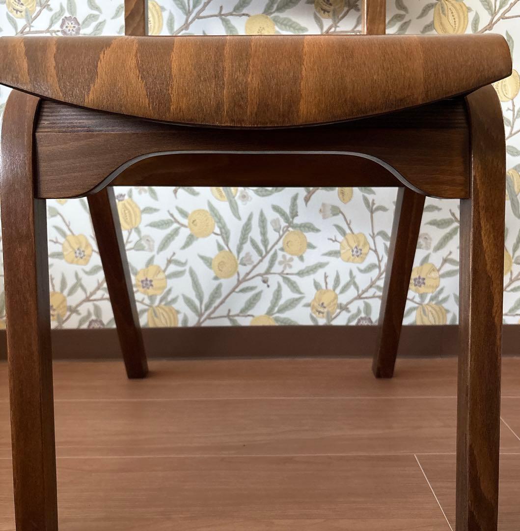 イギリス　スクールチェア　学校　椅子　木製　チェア　ビンテージ　アンティーク