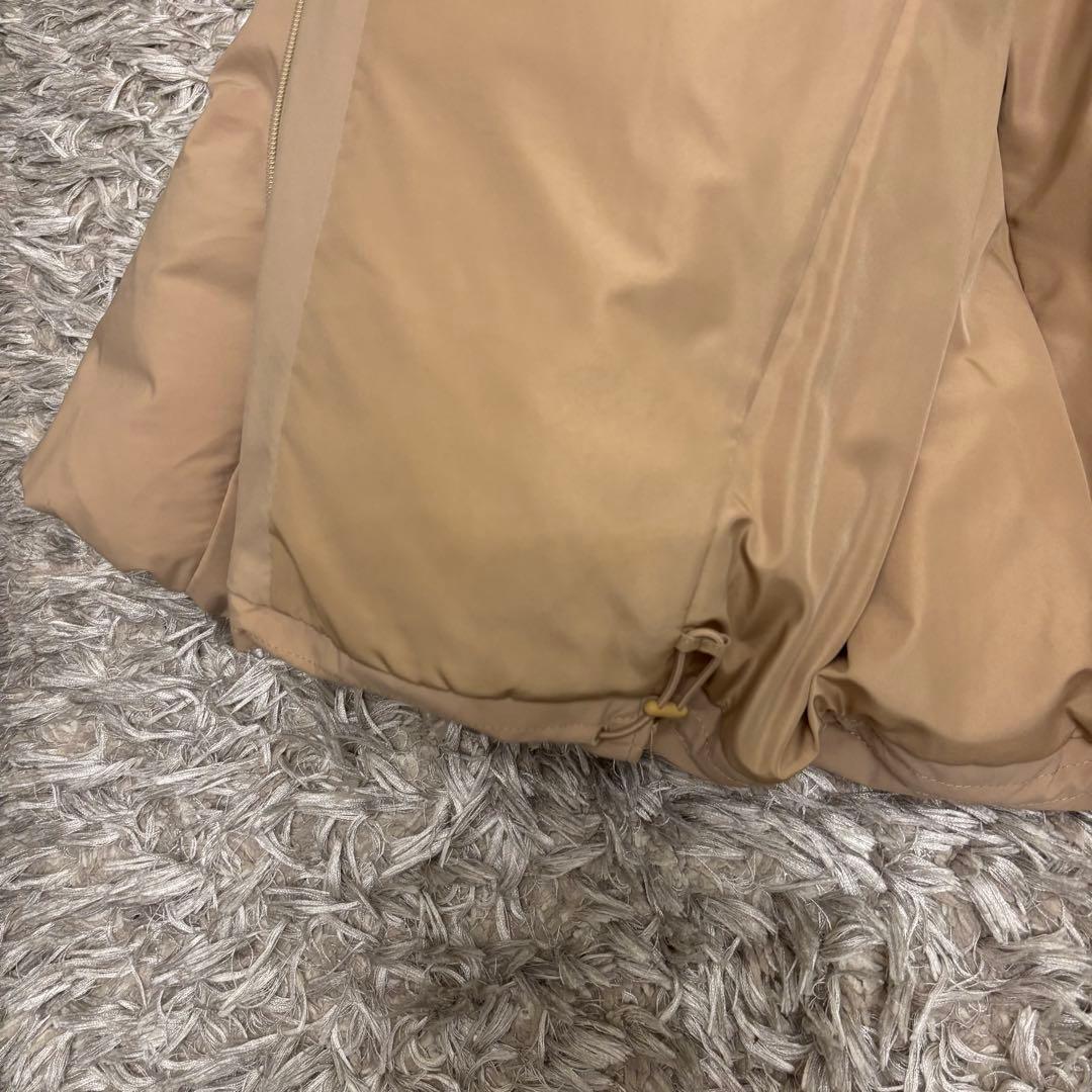 UNIQLOユニクロ シームレスダウンパーカー ベージュ XL レディース