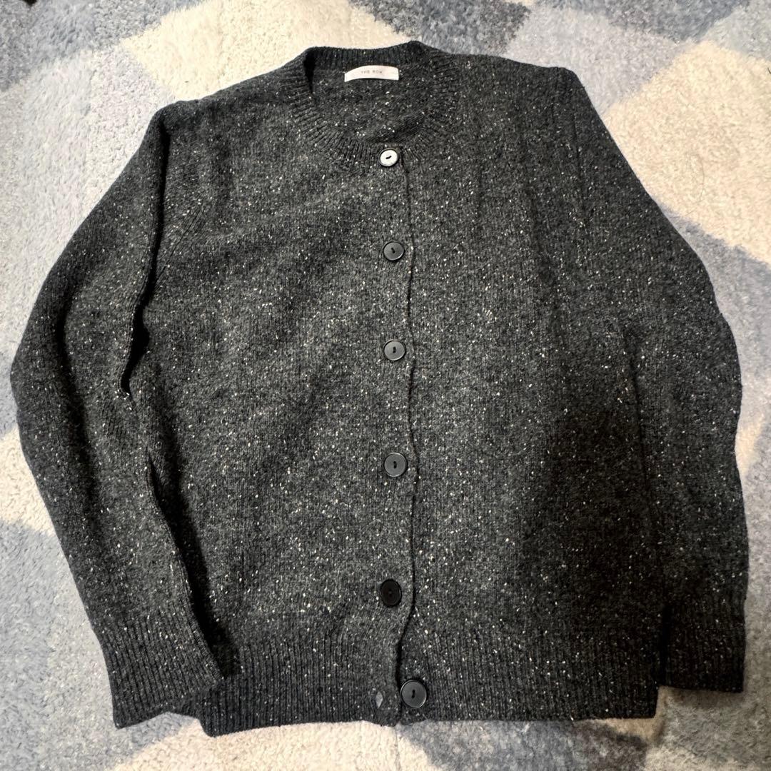 THE ROW ザロウ グレー ウールアカーディガン未使用 L