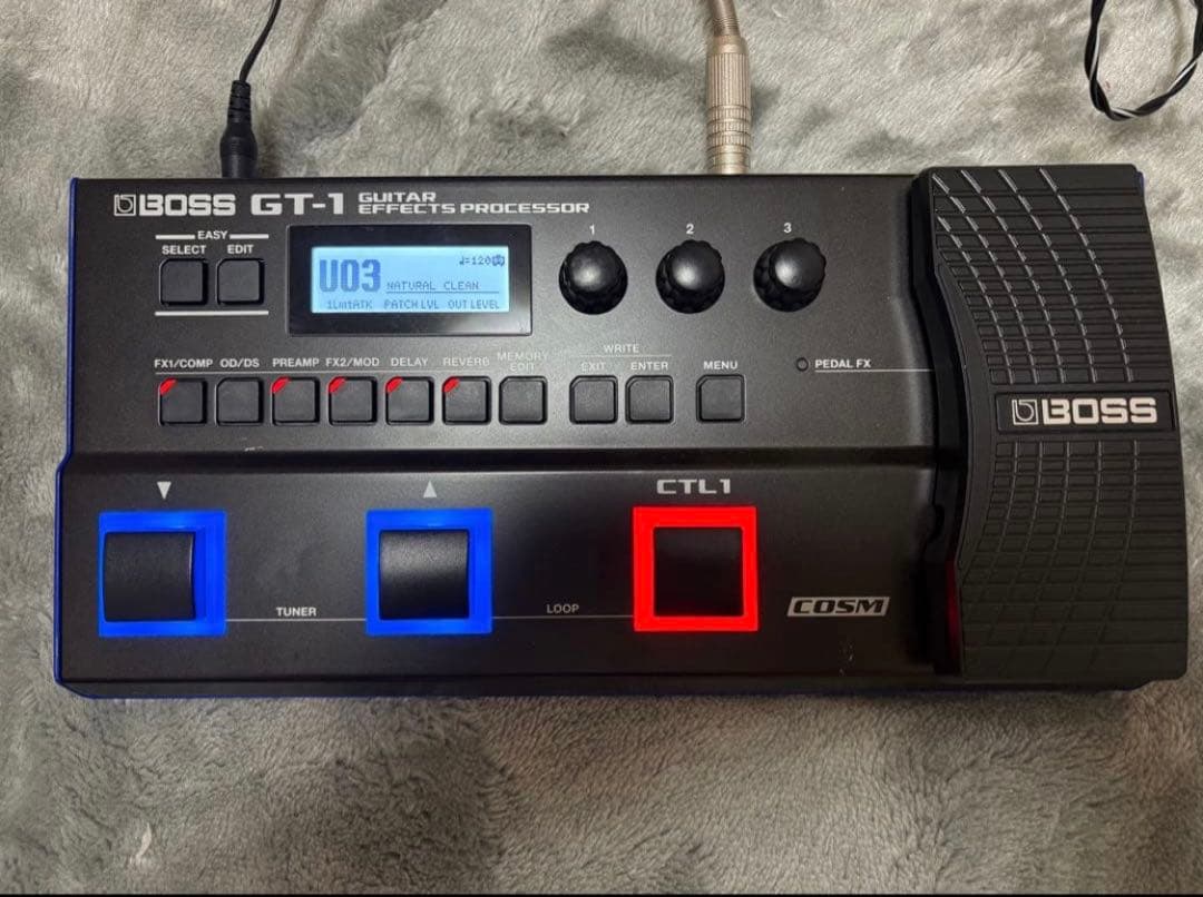 BOSS GT-1 ギターエフェクター ACアダプター付き