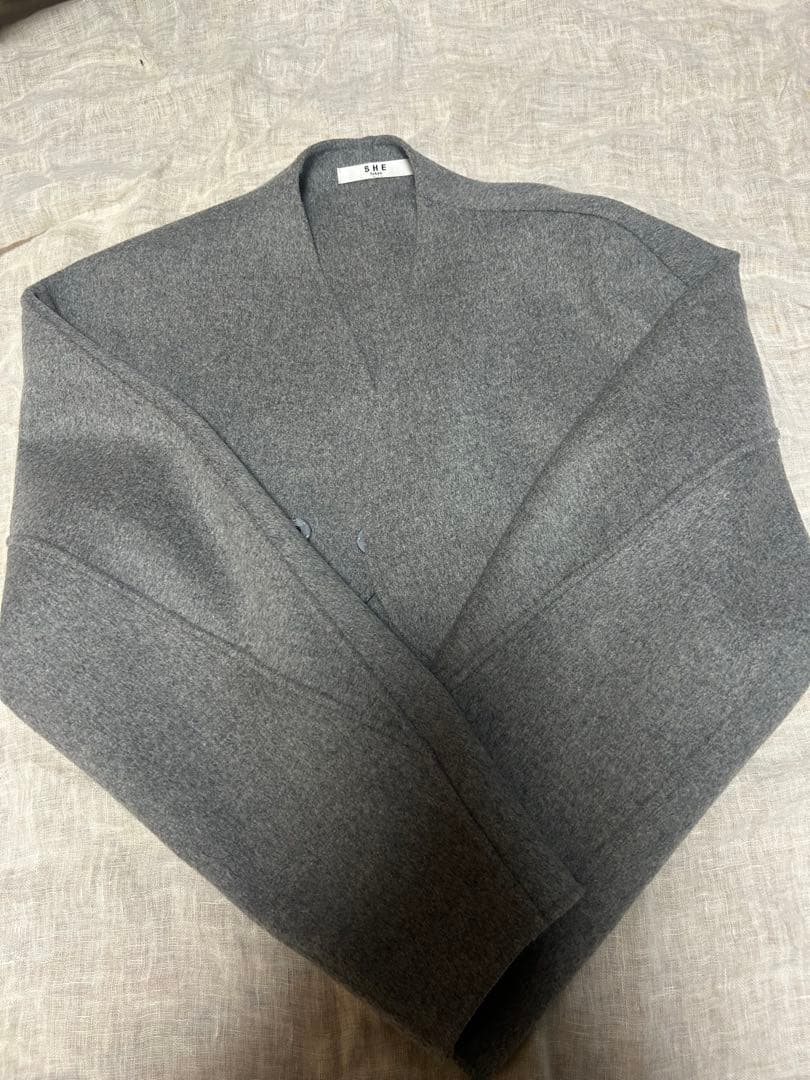 トップス SHE Tokyo Barbara Wool Cashmere gray