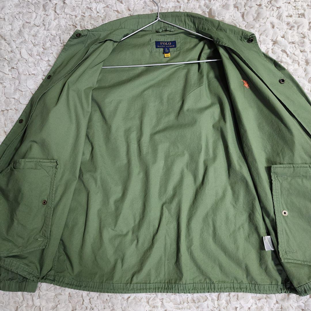 wholigun美品 現行 ポロラルフローレン ポプリン コーチジャケット