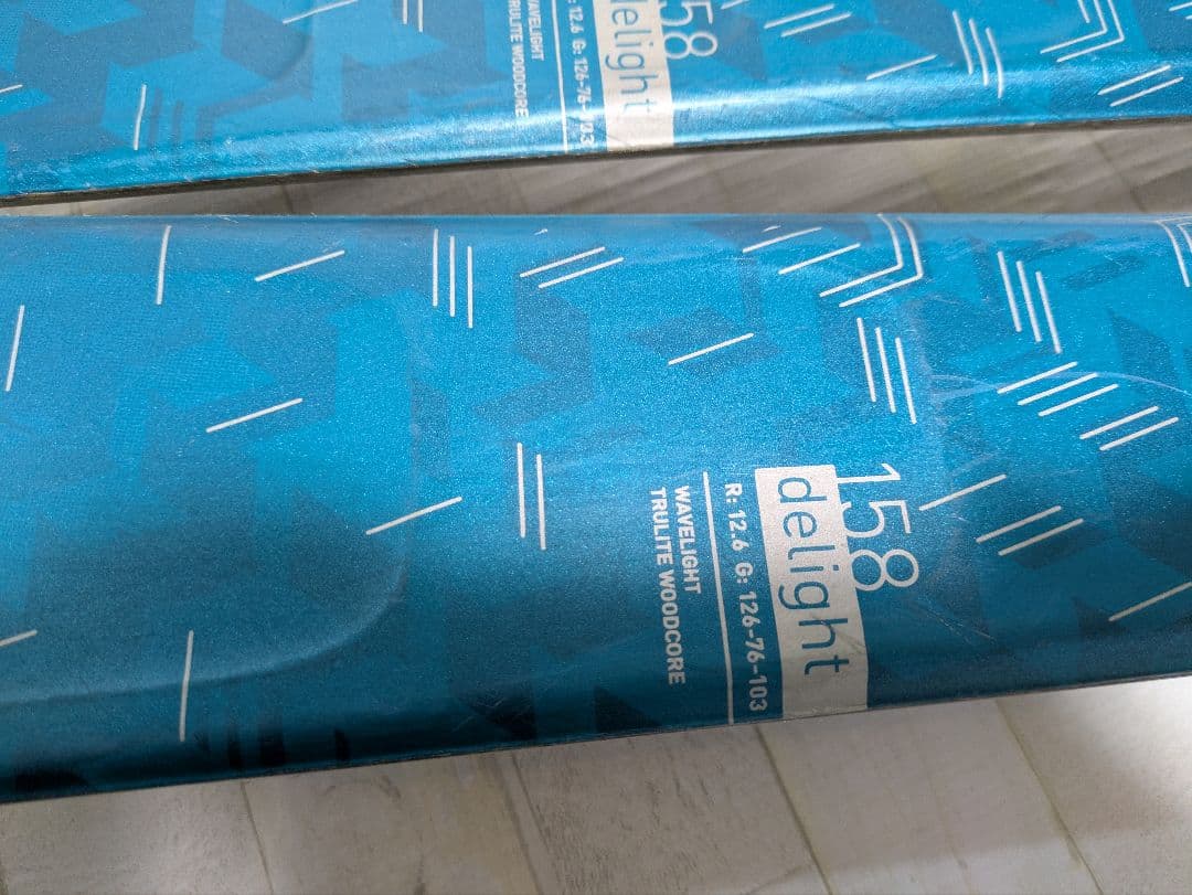 elán スキー板 ビンディング付き ホワイト