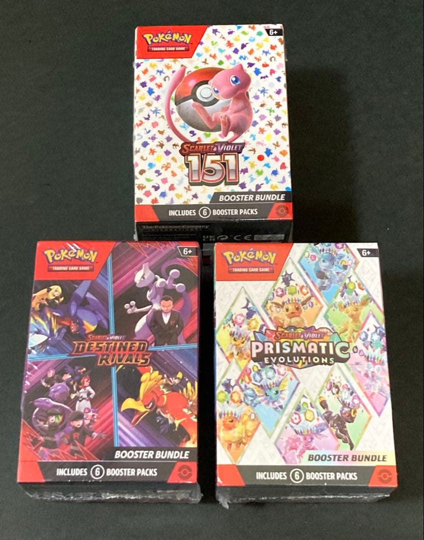 ポケモンカード　英語版　bundle box 未開封　シュリンク付き　3セット