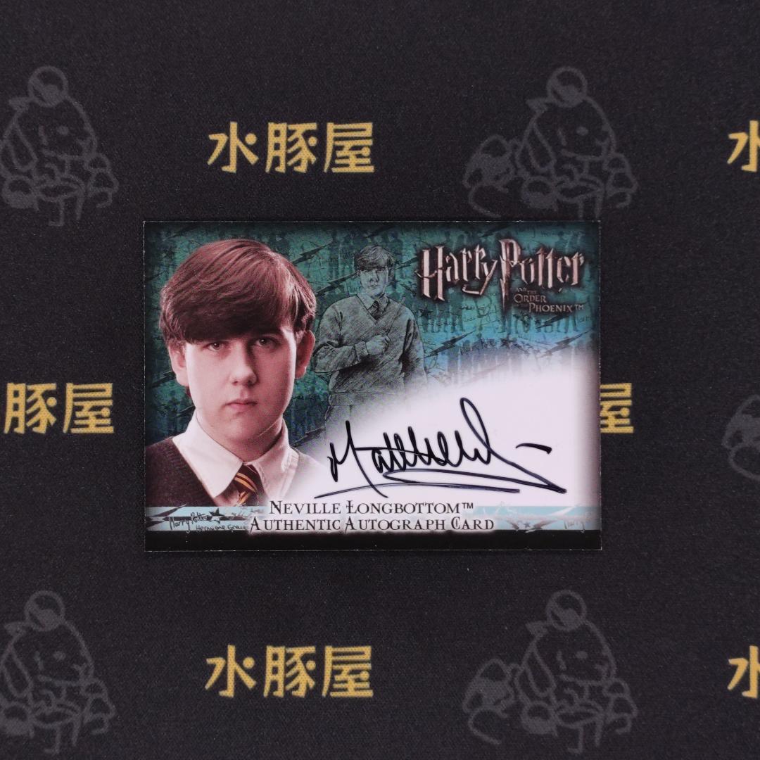 ハリーポッターと不死鳥の騎士団　ネビル・ロングボトム　直筆サイン入りカード