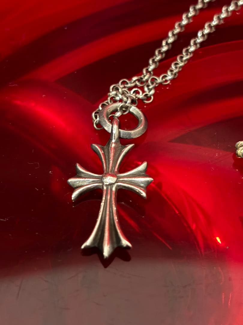 ChromeHeartsシルバータイニークロスペンダントナノクロスチャーム2個