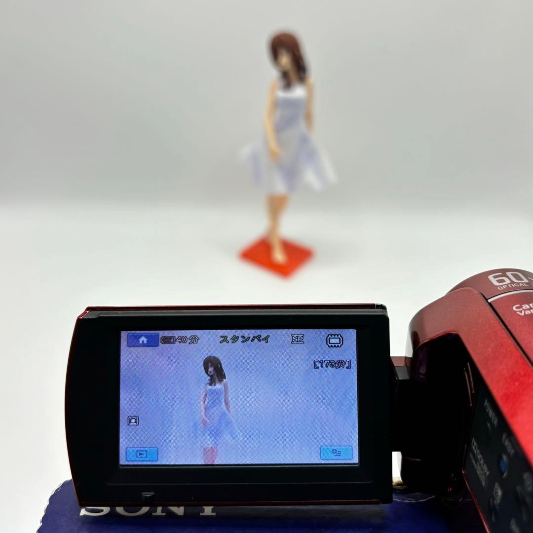 SONY DCR-SX41 ビデオカメラ　ハンディカム　レッド