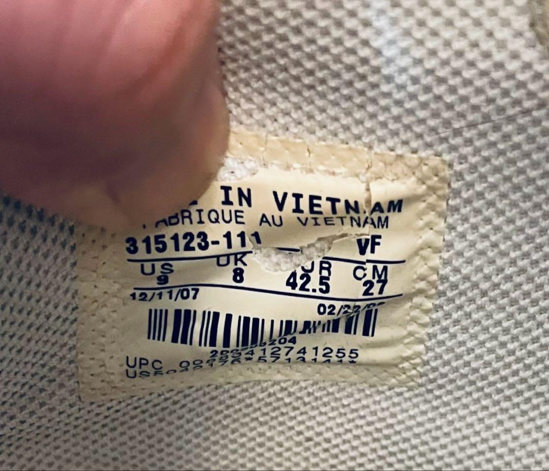 NIKE AIR FORCE 1 MID ホワイト 27cm