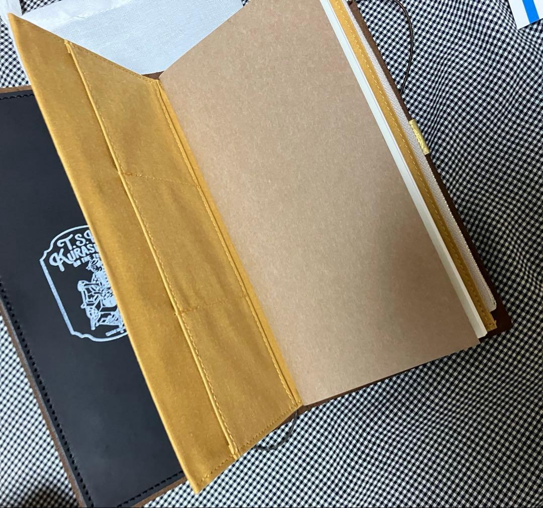 【最終価格】T.S.L倉敷限定 カスタム トラベラーズノート ブラウン コンチョ