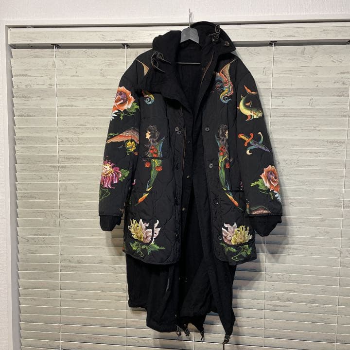 03aw yohji yamamoto POUR HOMME タトゥー コート