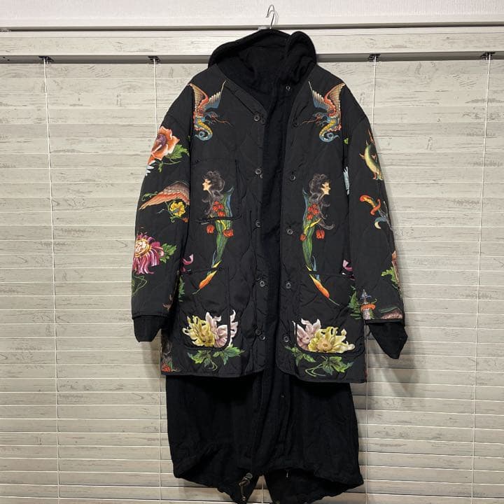 03aw yohji yamamoto POUR HOMME タトゥー コート