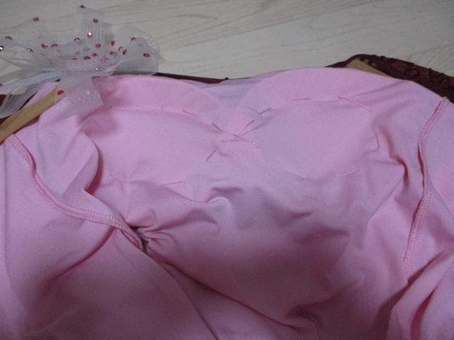 社交ダンス オーダー製品　　エンジフロッキィ～とピンク★ドレスワンピース