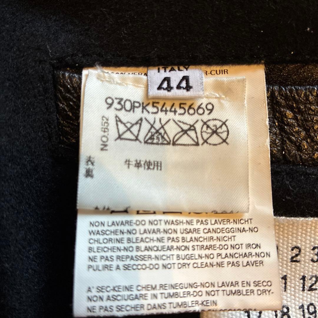 マルタンマルジェラ　レザーライダースジャケット