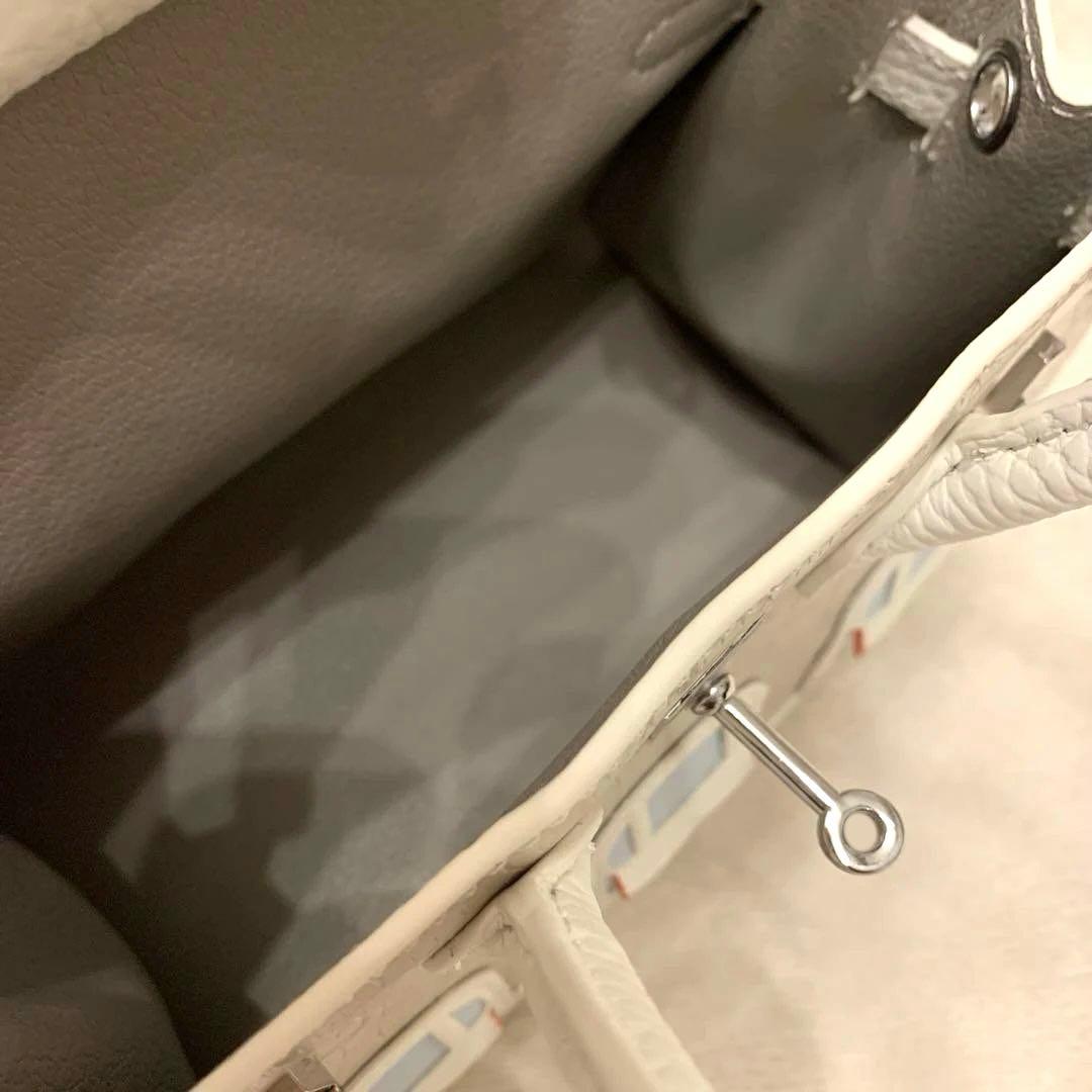 窓付きバッグ ホワイト20