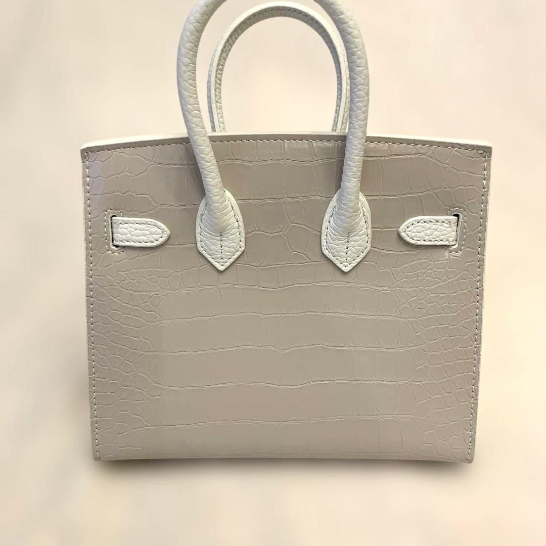 窓付きバッグ ホワイト20