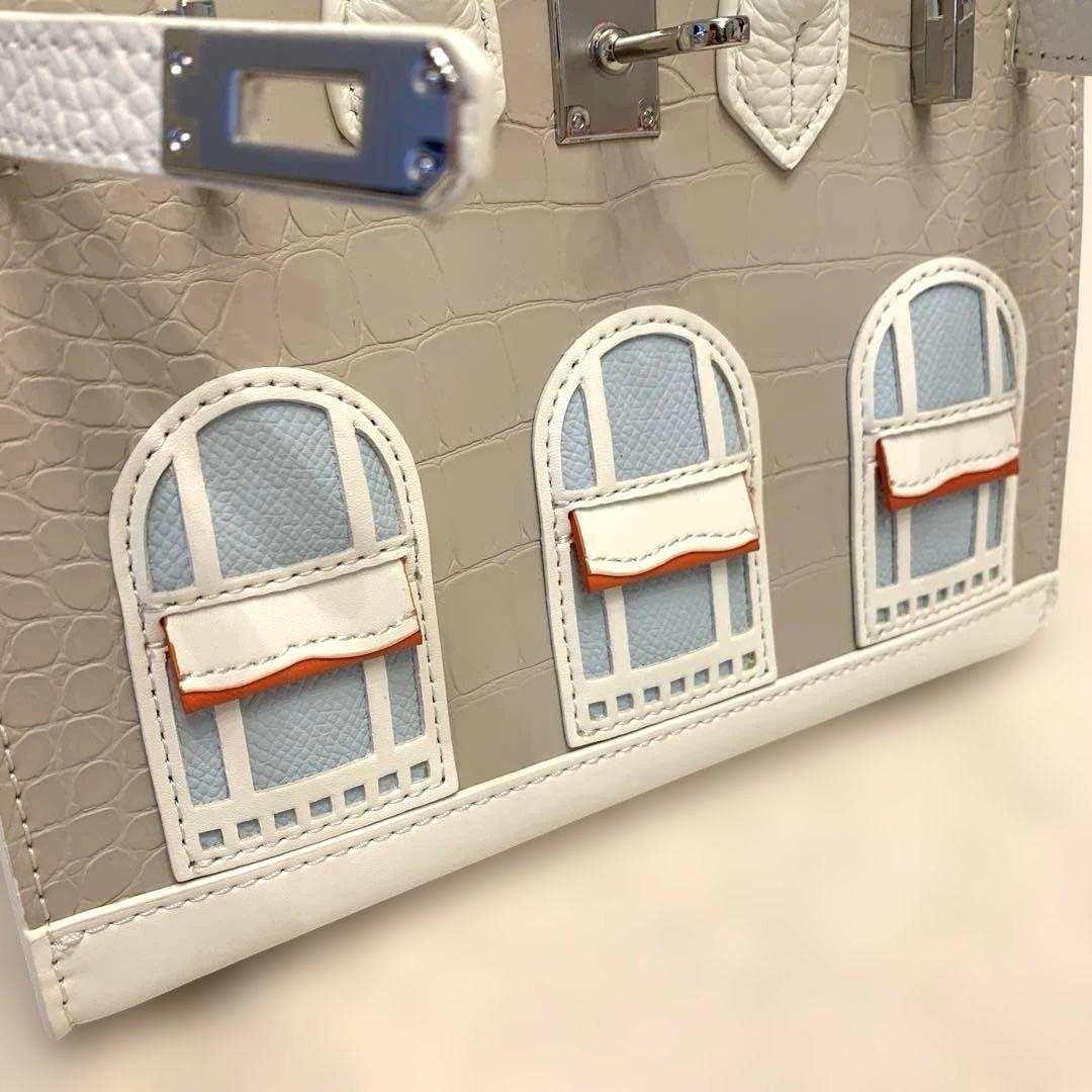 窓付きバッグ ホワイト20