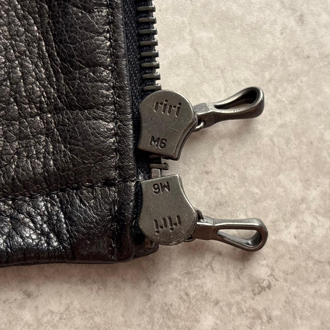 極美品■カズユキクマガイ アタッチメント【M】ディアスキン ライダースジャケット