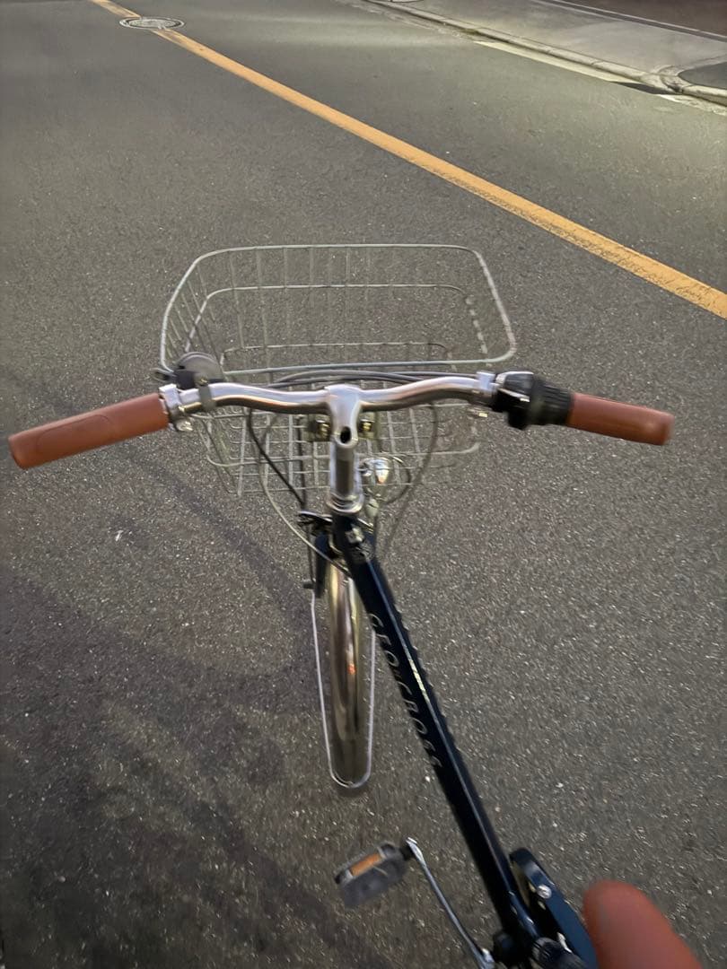 154 自転車 大阪市 【引取り限定】 27インチ 美品 変速付き