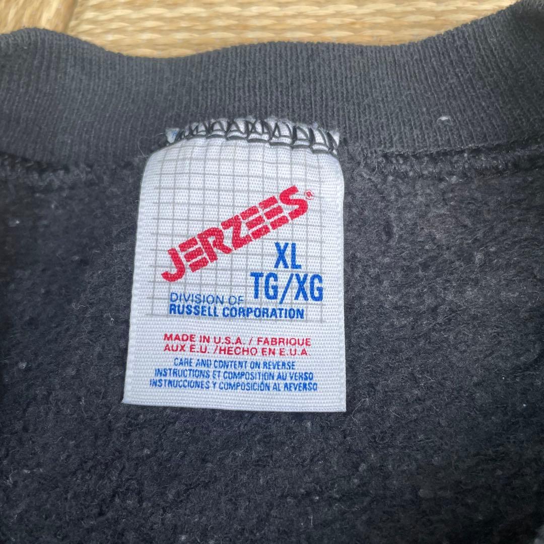 h*n様 80s USA製 ジャージーズ JERZEES ブラック 無地 スウェ