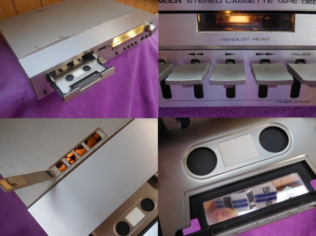 昭和レトロPIONIEERパイオニア名機T3050M◆スロットインカセットデッキ