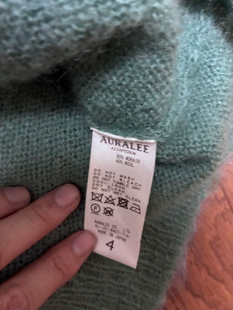 K*o様 AURALEE ライトブルー セーター サイズ4
