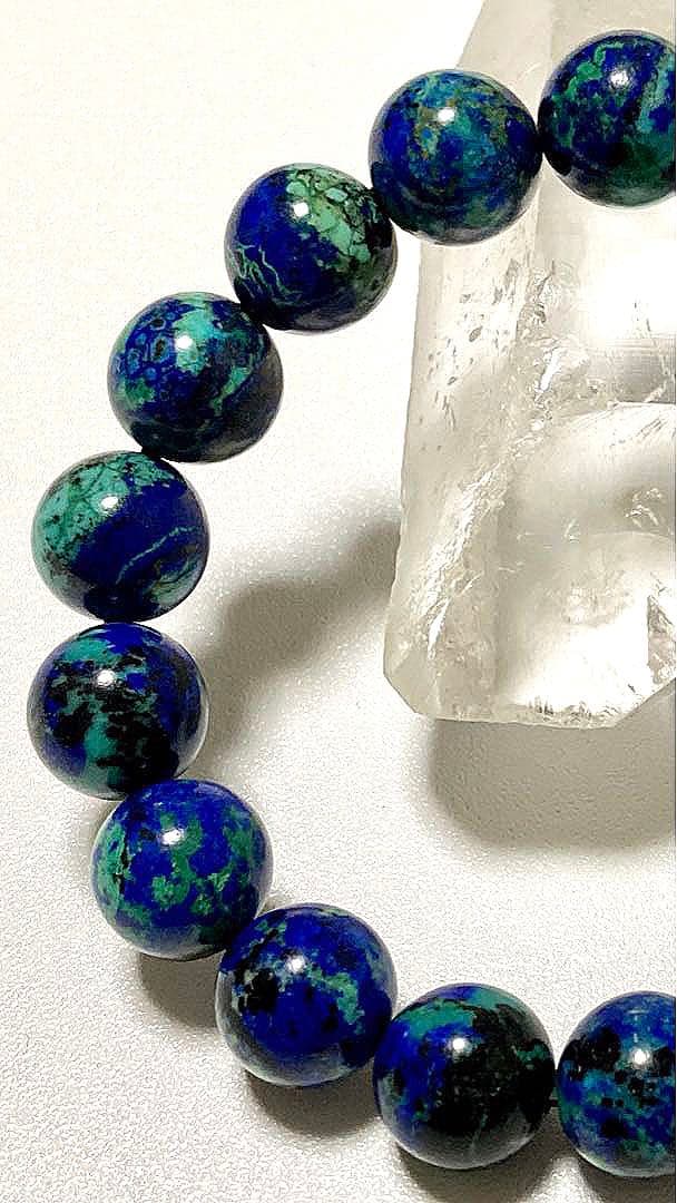 オールドボーイズ様　究極品質　未来を切り拓く聖なる石　アズロマラカイトのブレス