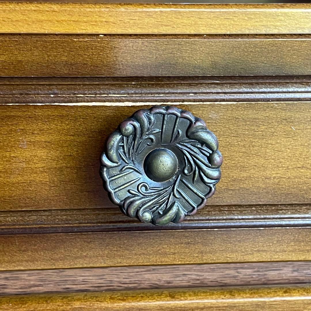 Karimokuカリモク コロニアル 花台 収納棚 レトロモダン家具