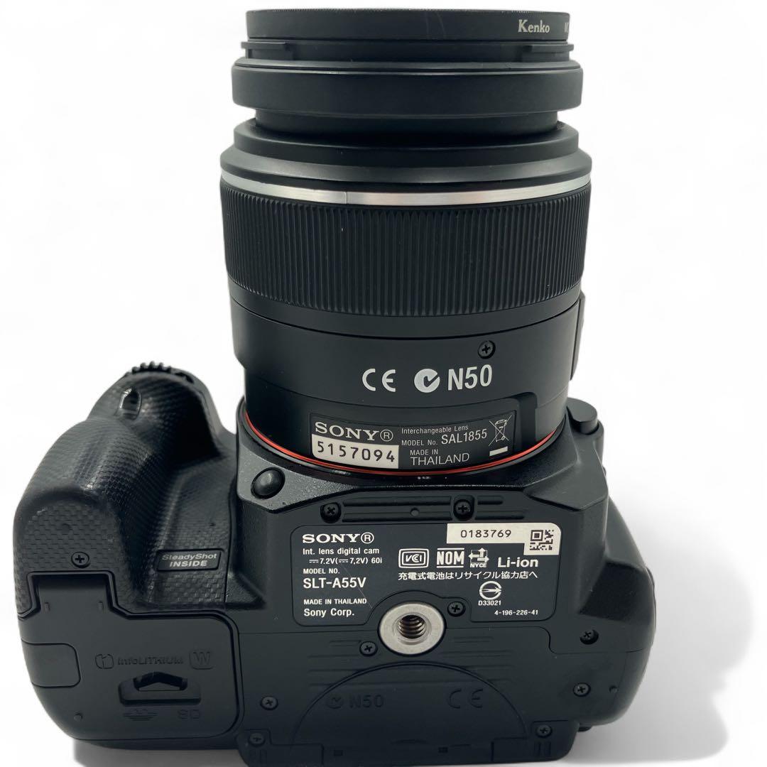 【美品】SONYα55 レンズ3本セット【SONY、SIGMA、MINOLTA】