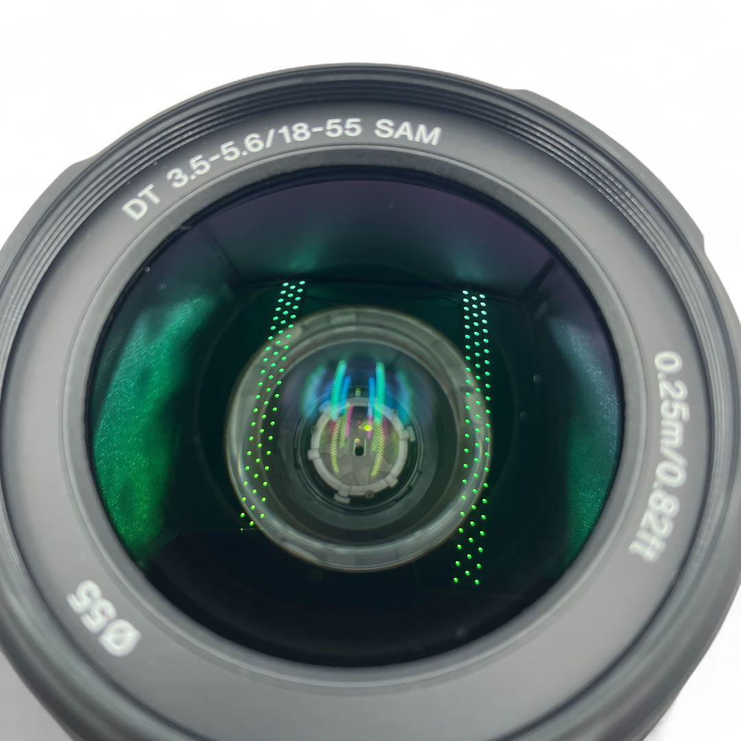 【美品】SONYα55 レンズ3本セット【SONY、SIGMA、MINOLTA】