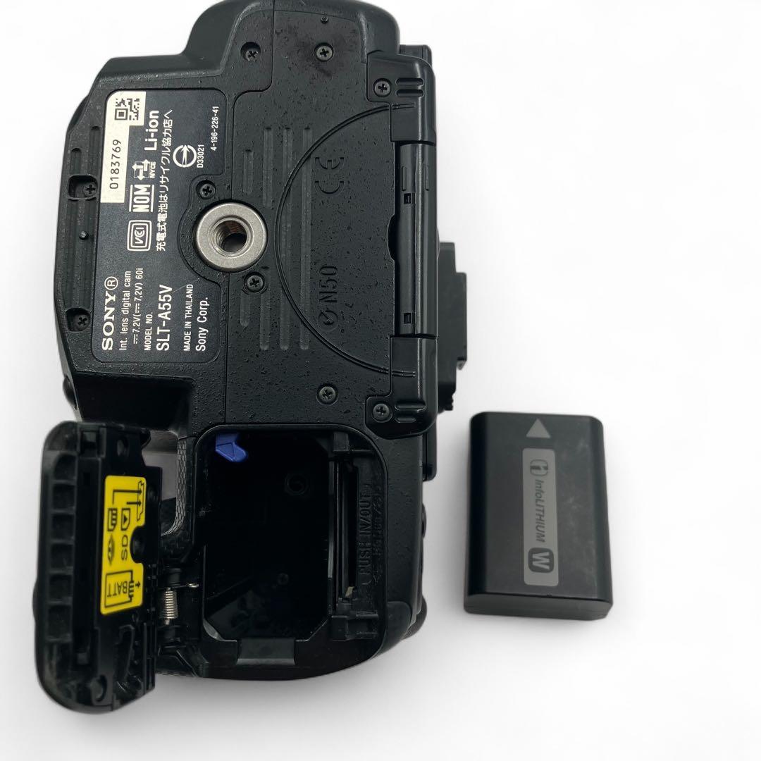 【美品】SONYα55 レンズ3本セット【SONY、SIGMA、MINOLTA】