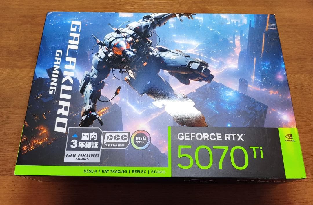 玄人志向 GALAKURO Geforce RTX5070Ti 16GB