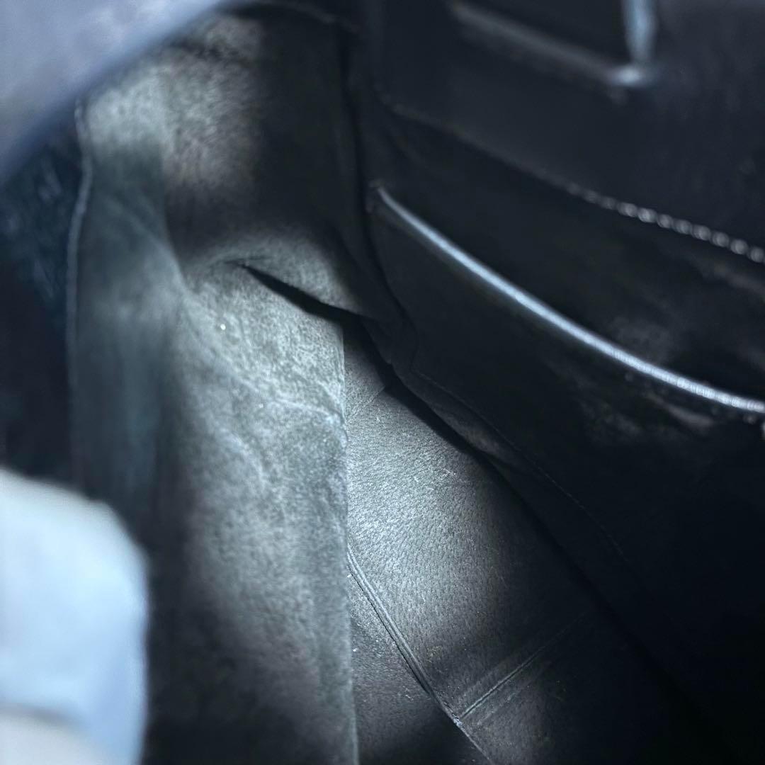 p*n様 ヒロフ ランポ リュック バックパック 2way A4 レザー 黒