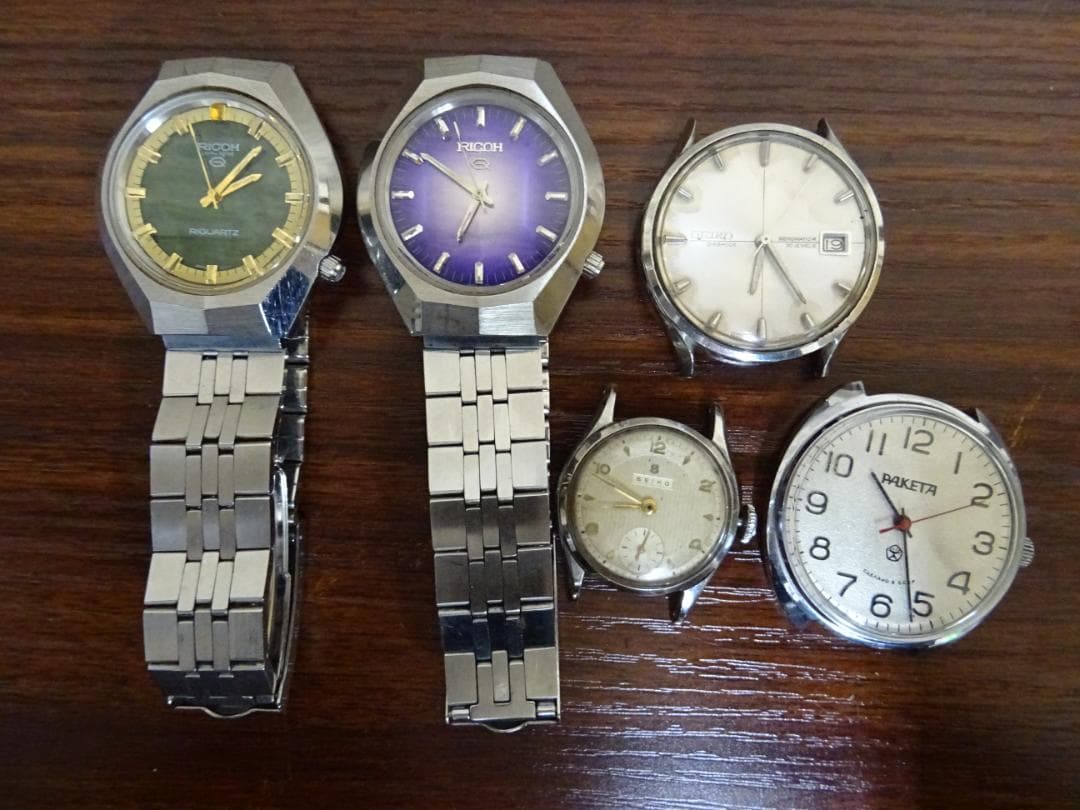 コ*ツ様 宇028 時計 5点 まとめ売り セイコー リコー PAKETA