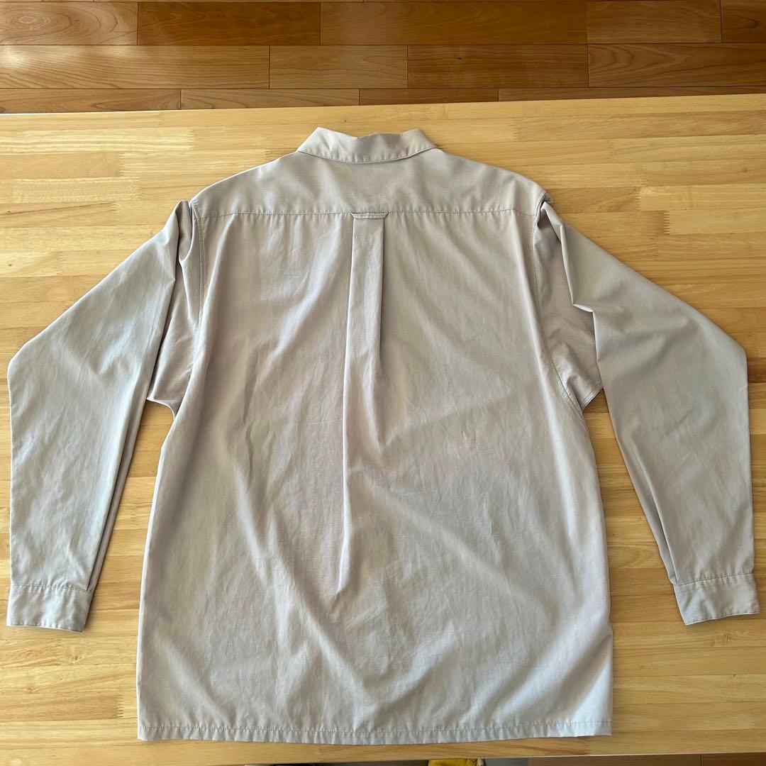 山と道　bamboo shirt Ｌ　 箱・ポストカード付き