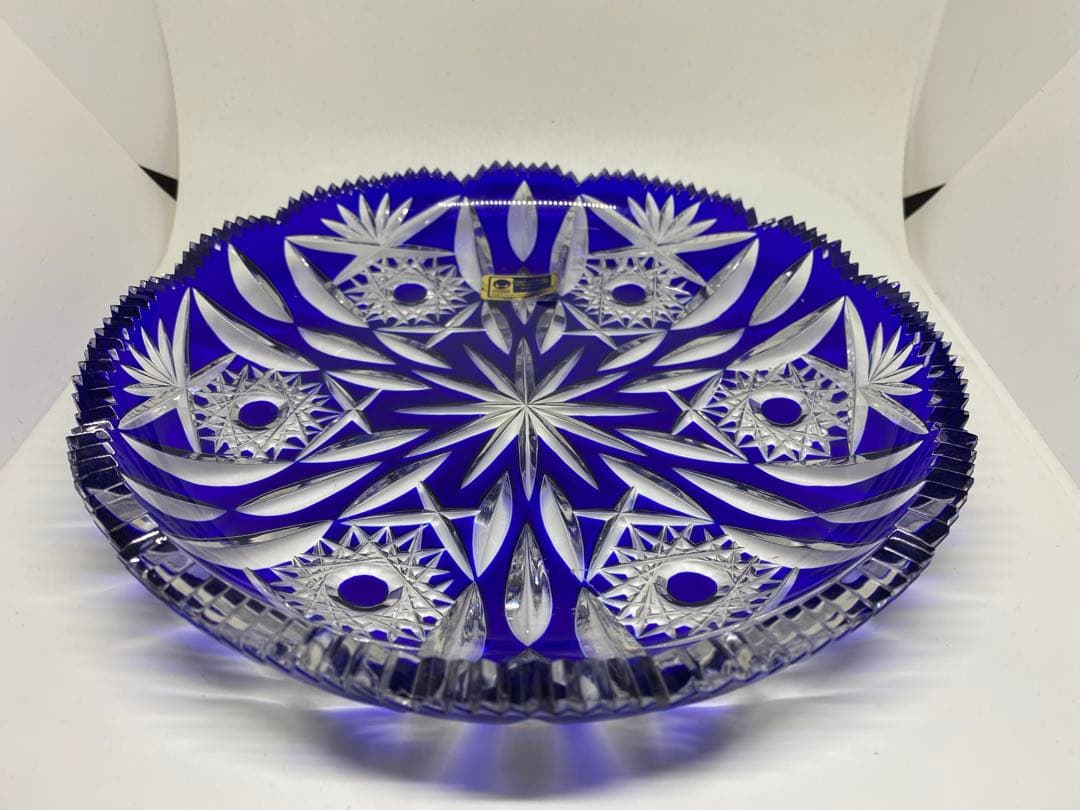 旧東ドイツ製　切子　Lausitzer Glas