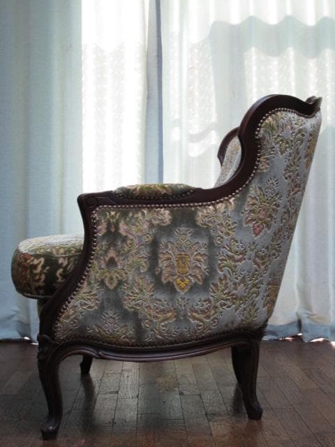 カリモク domani ドマーニ Louis XV 1人掛け ソファ 定価46万