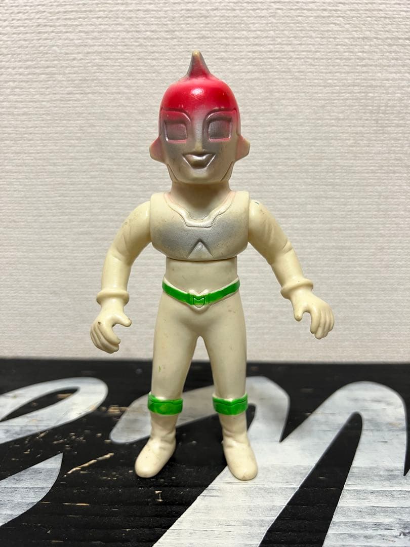 ※美品 突撃ヒューマン パチソフビ 無版権 ソフビ当時物 昭和レトロ フィギュア