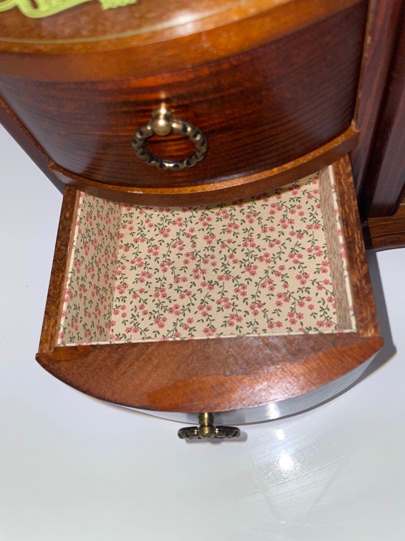 ラビットハウス　オルゴール　宝石箱　ジュエリーボックス アンティーク　昭和レトロ