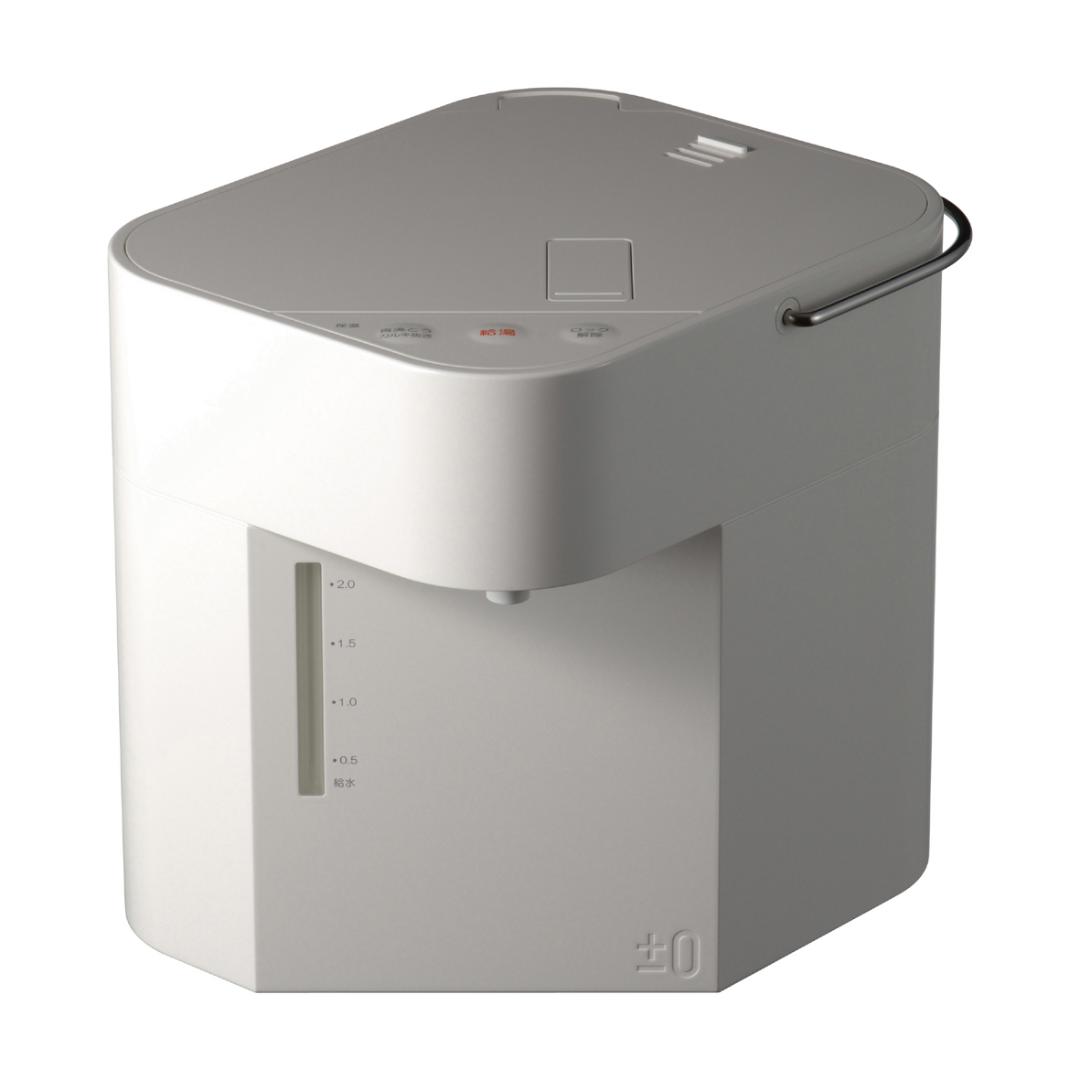 【未使用・新品】プラスマイナスゼロ 電気ジャーポット ホワイト