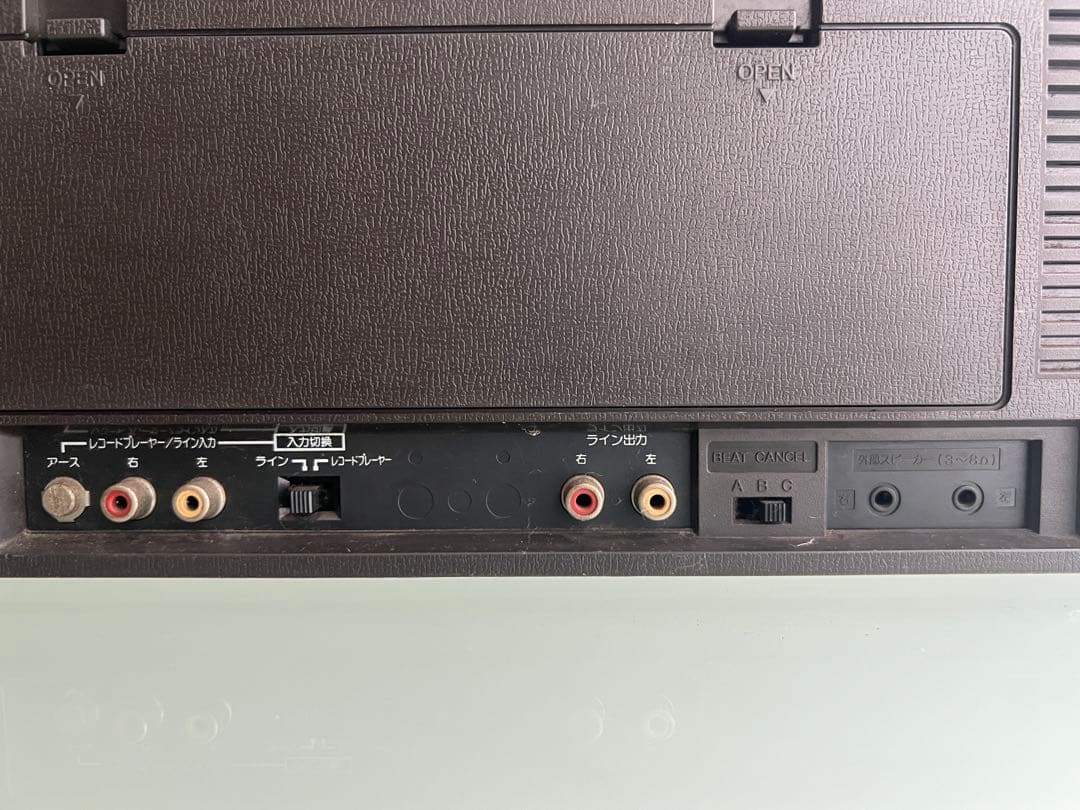 昭和レトロ　SHARP GF-490R ダブルカセットデッキ