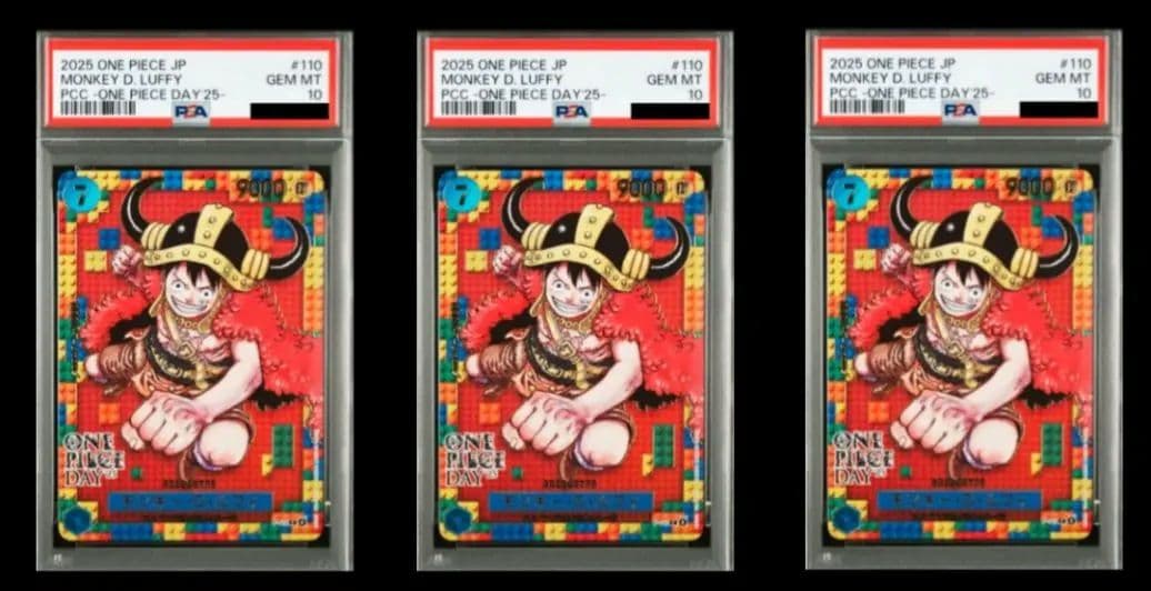 psa10 ワンピースデイ 2025 エルバフ　ルフィ カード P-110