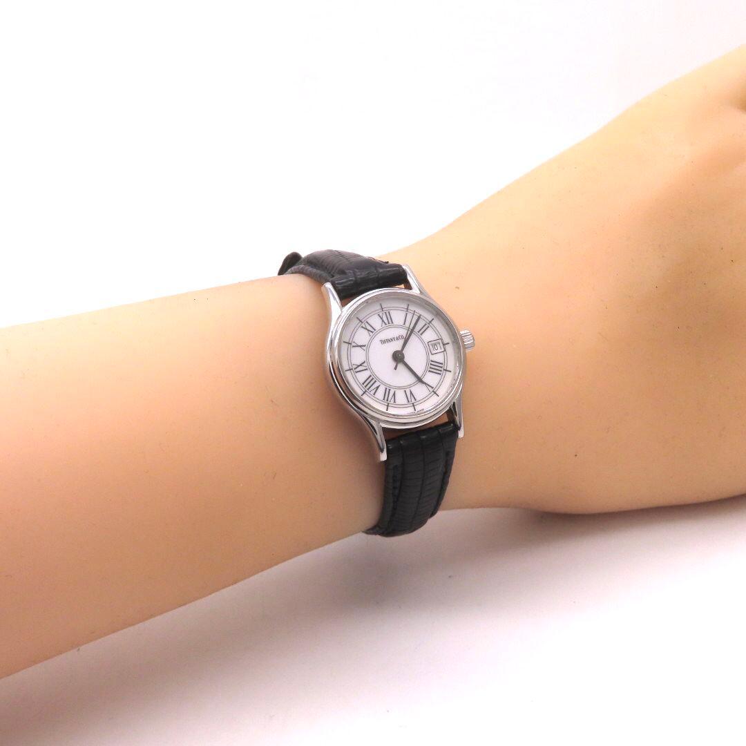 【ラウンド】TIFFANY&Co. ティファニー時計 ホワイトローマン☆極美品☆