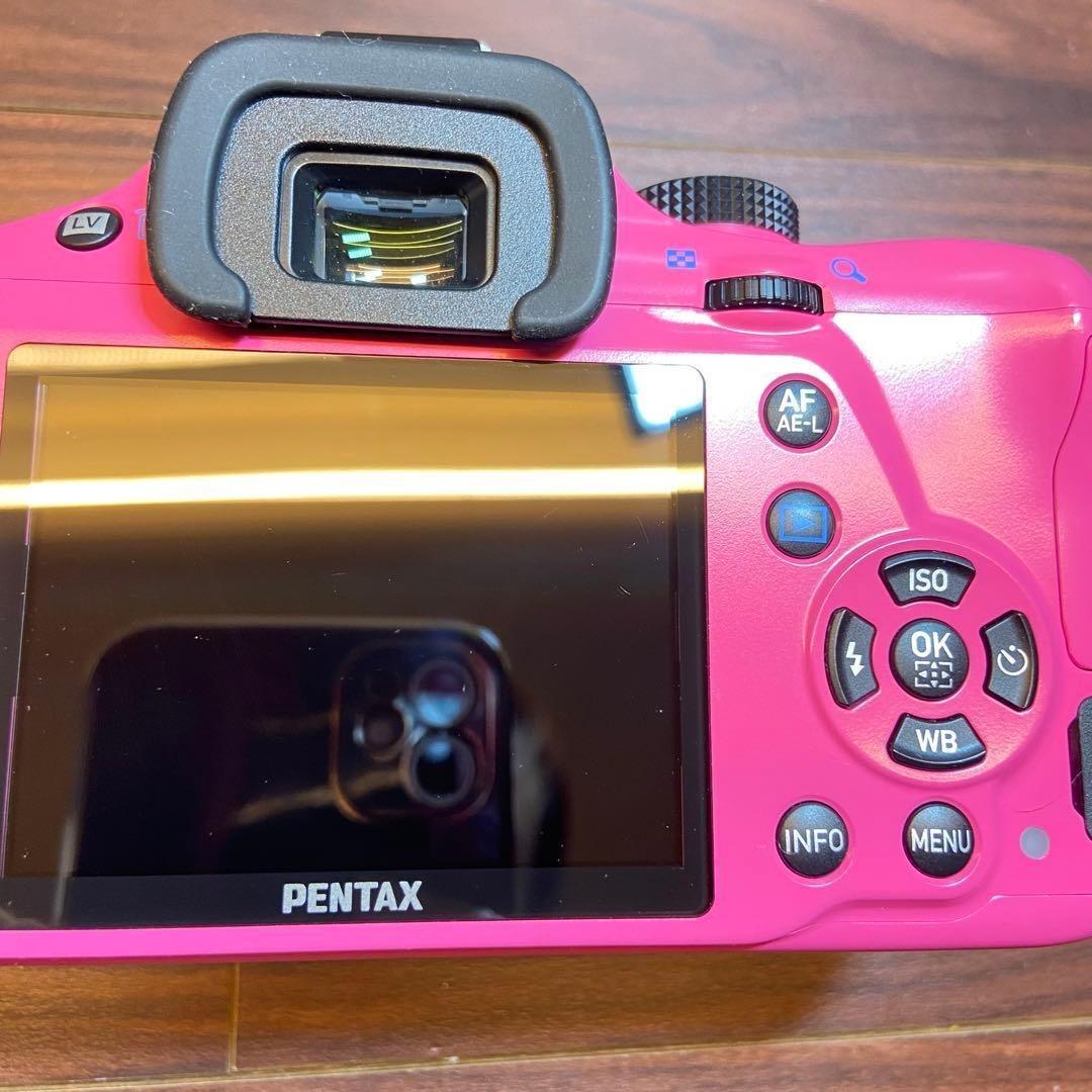 PENTAX K-50 ダブルズームキット ピンク ほぼ新品 4644