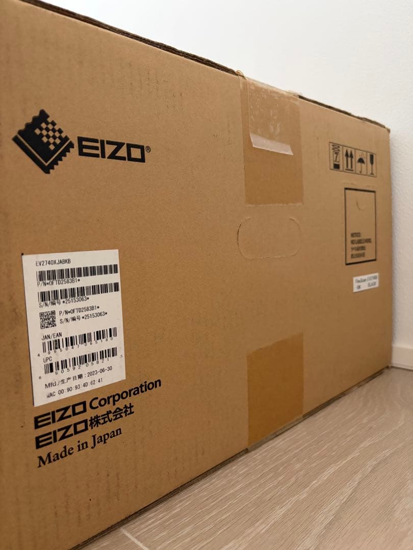 【週末限定】EIZO EV2740X 4K 極美品 使用2830h 24年購入