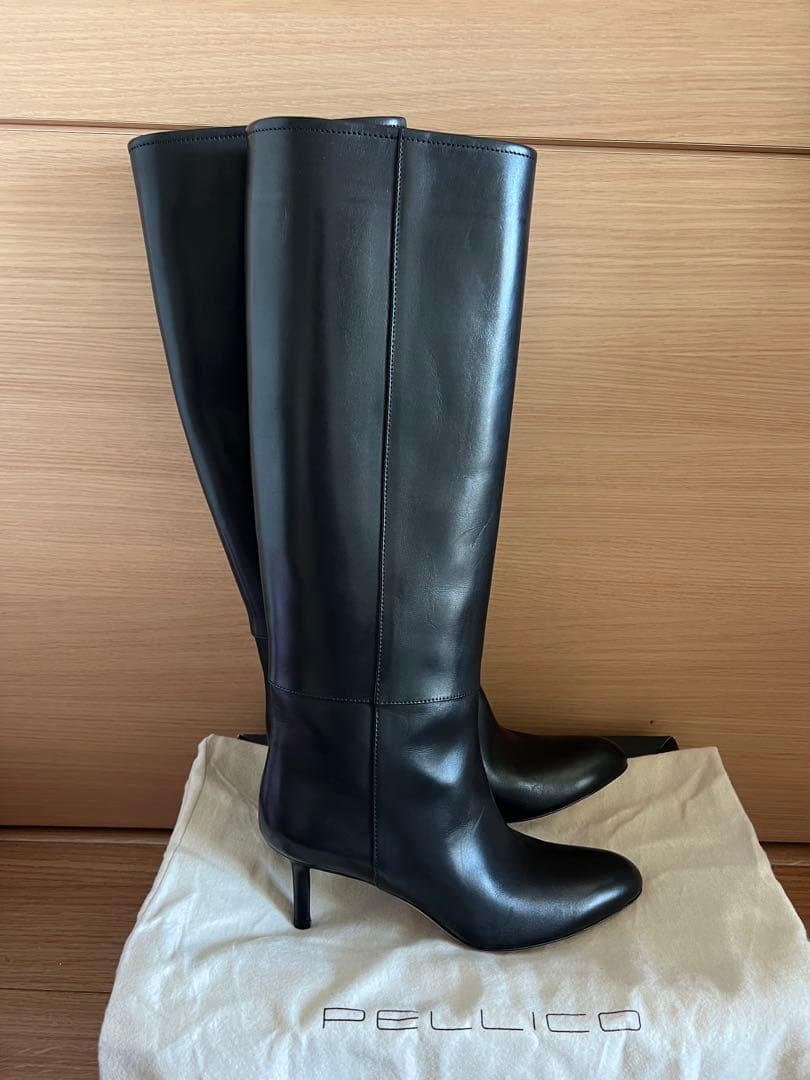 PELLICO / ALMOND TOE LONG BOOTS ¥94,600