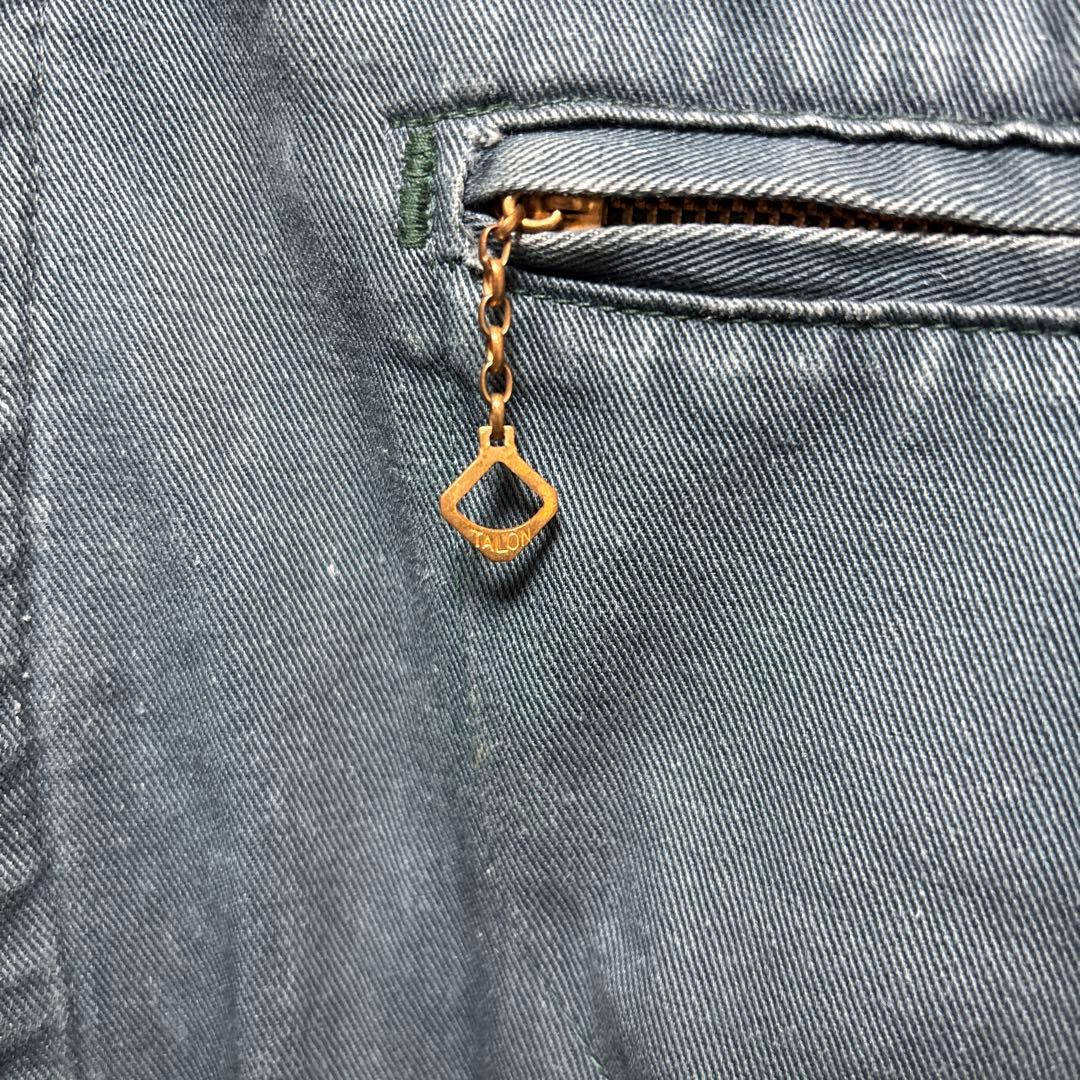 50–60s OshKosh ワークジャケット TALONジップ USA製