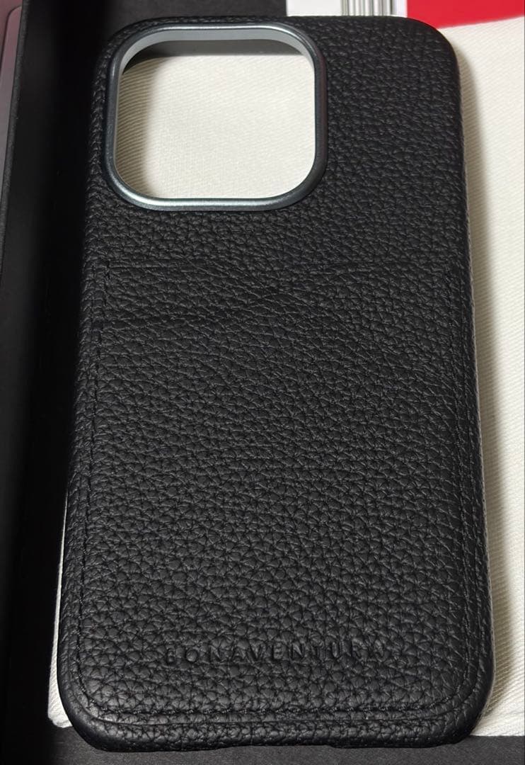 Bonaventura iPhone15 pro バックケース ブラック