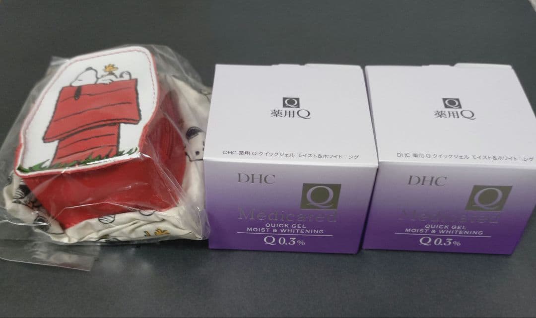 DHC薬用Qクイックジェル モイスト＆ホワイトニング２個セットノベルティ付