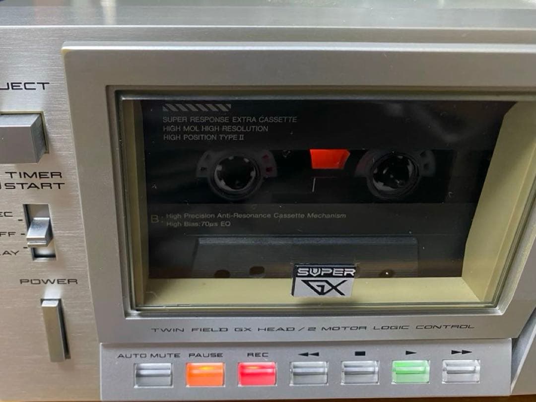 アカイ　カセットデッキ　 GX-F35