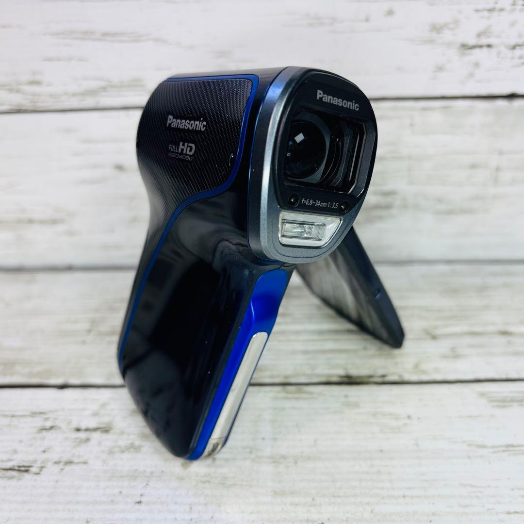 【動作良好】Panasonic デジタルムービーカメラHX-WA2 ブルー